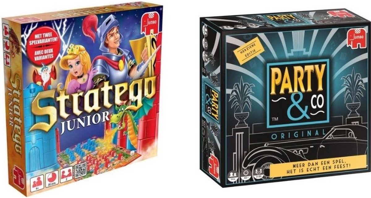 Spellenbundel - 2 Stuks - Stratego Junior & Party&Co