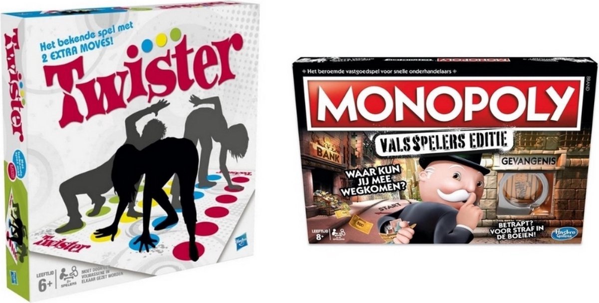 Spellenbundel - 2 Stuks - Twister & Monopoly Valsspelerseditie