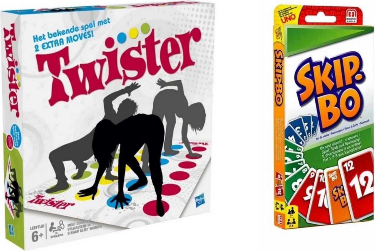 Spellenbundel - 2 Stuks - Twister & Skip-Bo