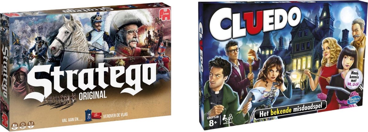 Spellenbundel - Bordspellen - 2 Stuks - Stratego & Cluedo