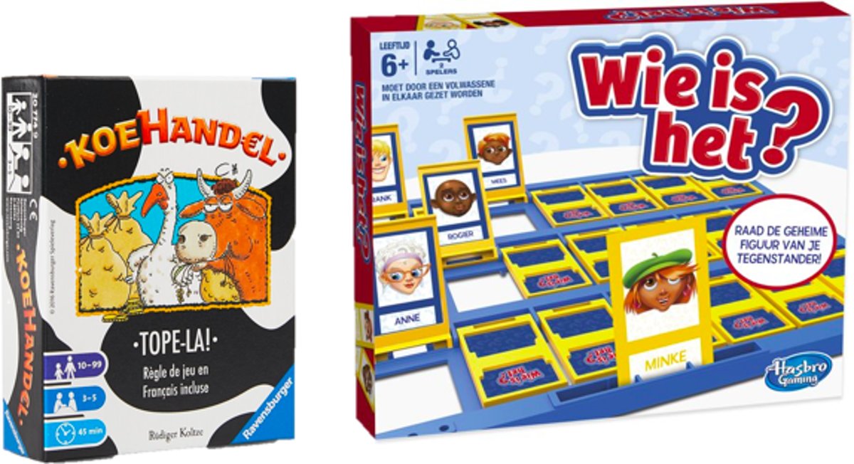 Spelvoordeelset Wie Is Het? - Kinderspel & Ravensburger Koehandel