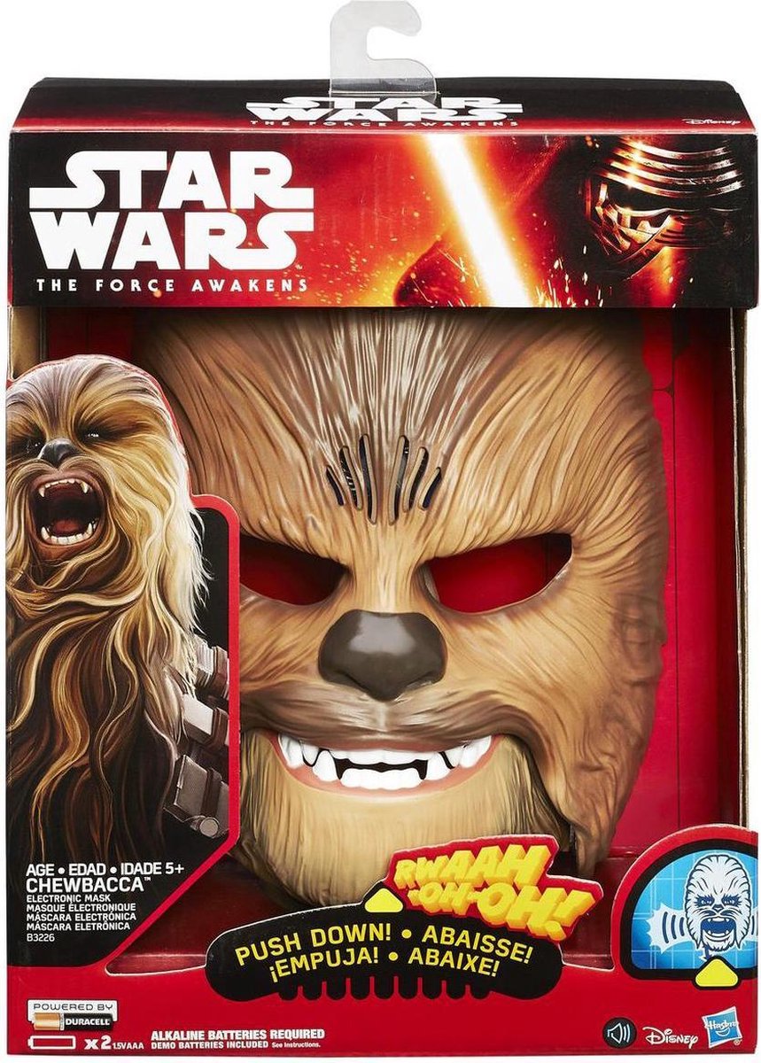 Star Wars Chewbacca elektronisch masker kind 4-11 jaar - Episode VII