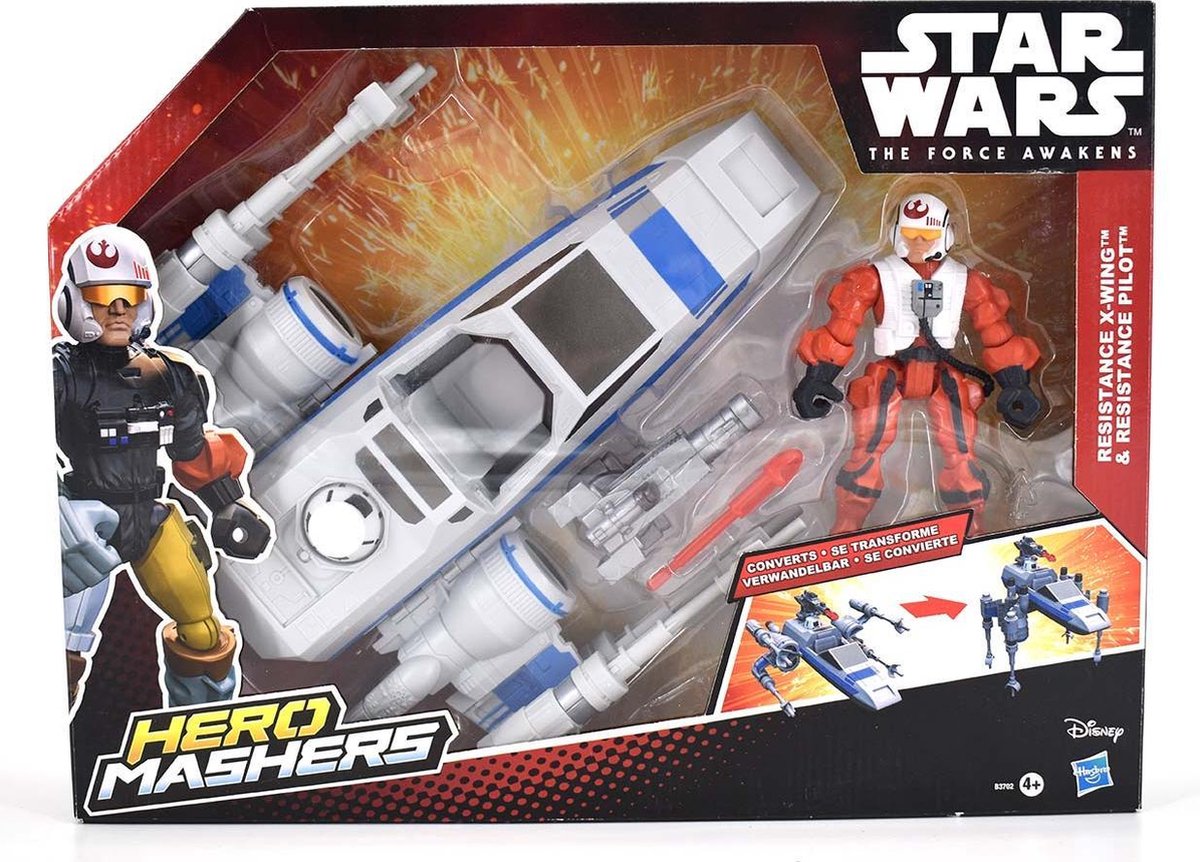 Star Wars Hero Mashers resistance X-wing