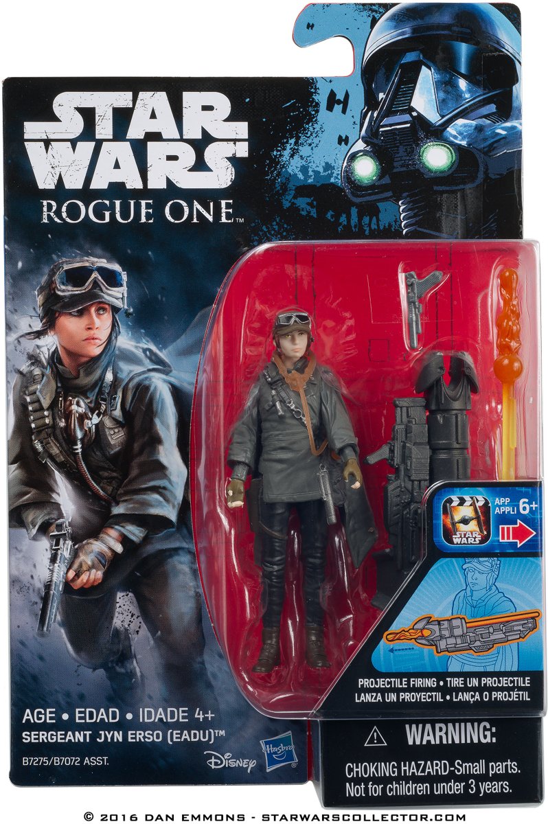 Star Wars: Rogue One Sergeant Jyn Erso (EADU) actiefiguur met projectiel