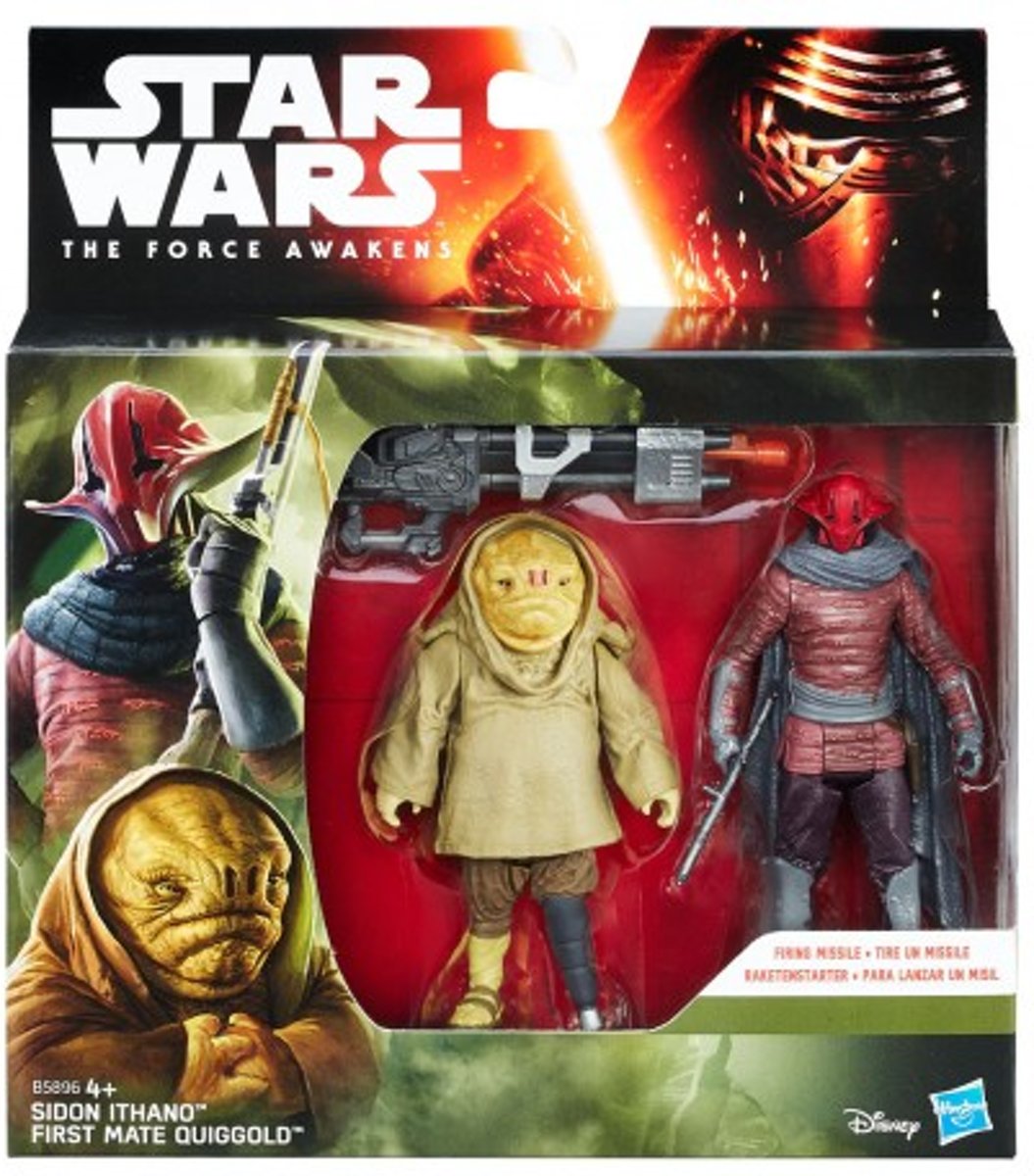 Star Wars: The Force Awakens Figure 2 Pack - Sidon Ithano & Quiggold