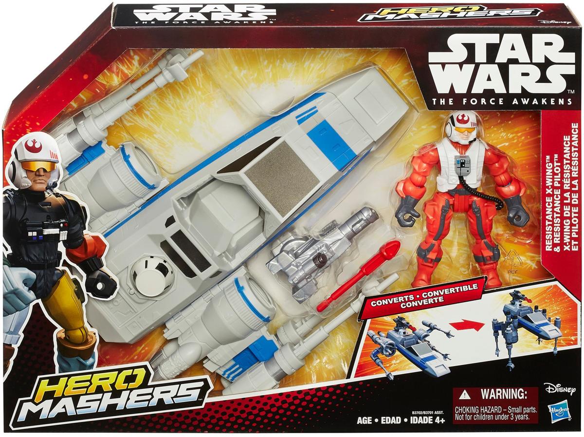 Star Wars: The Force Awakens Resistance x-wing pilot - ruimteschip met actiefiguur