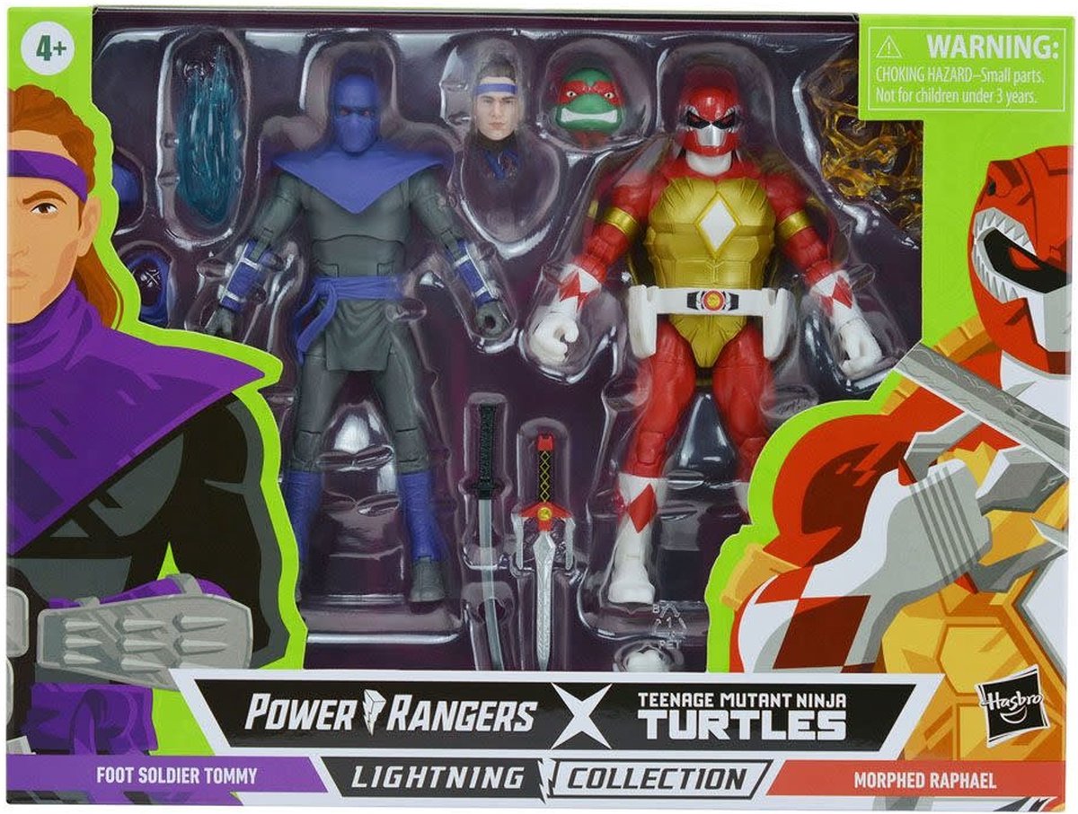 TMNT – Lightning Collection Action Figures 2022 Foot Soldier Tommy & Morphed Raphael