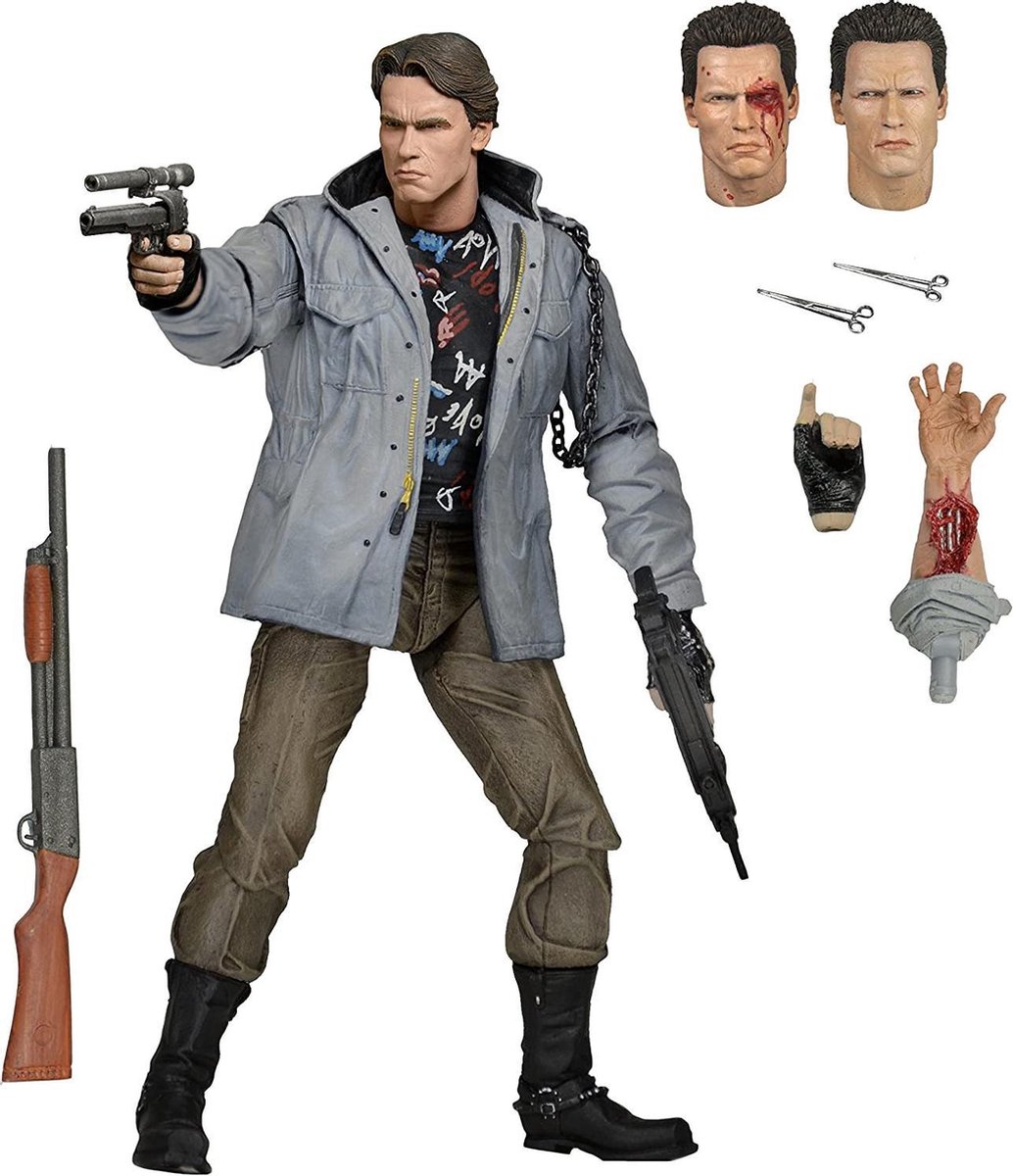 Terminator - T-800 Tech Noir Ultimate Deluxe Action Figure 18cm