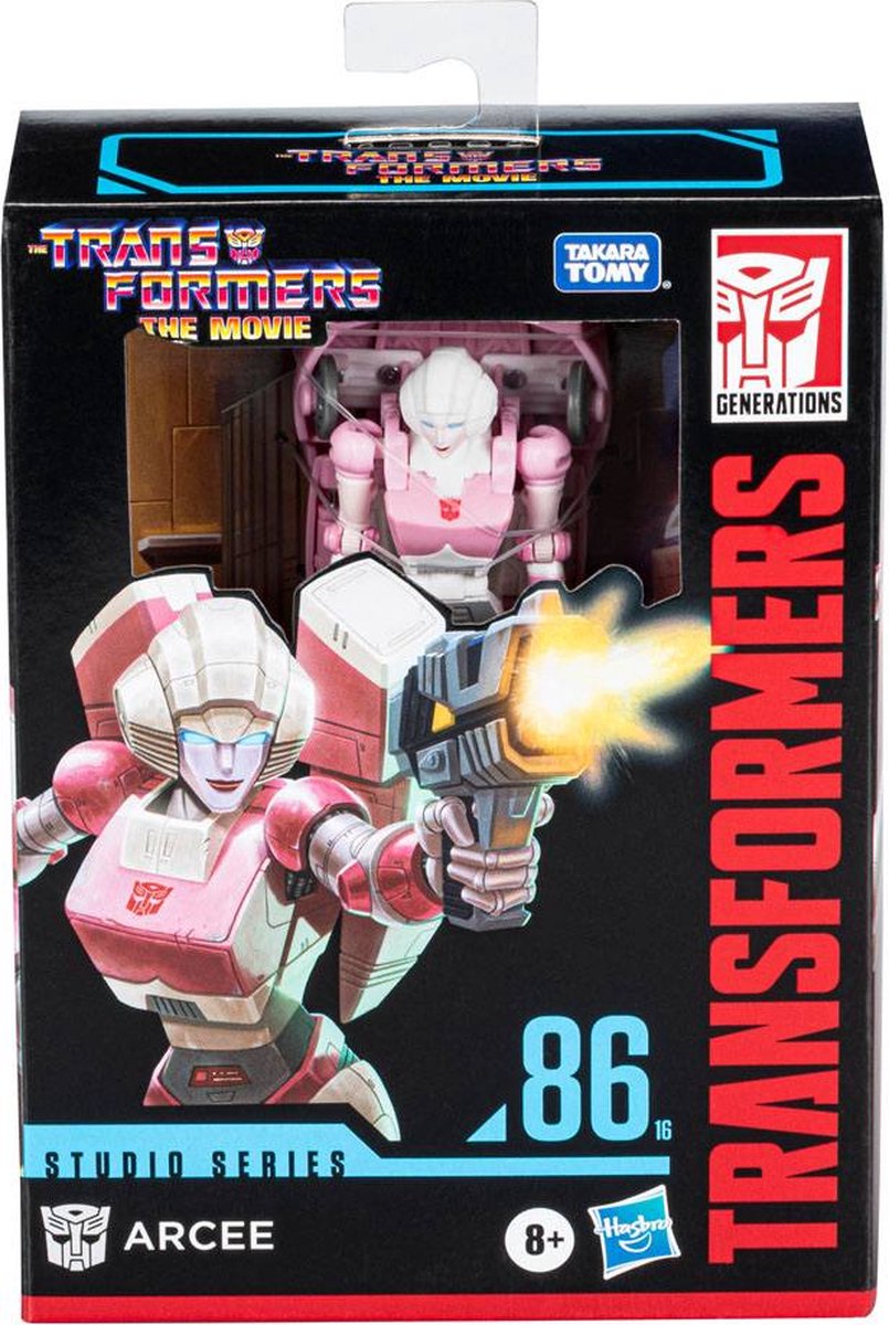 The Transformers: The Movie Generations Studio Series Deluxe Class Action Figure 2022 Arcee 11 cm