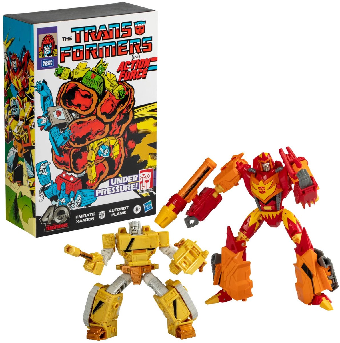 Transformers Comic Edition Autobot Flame & Emirate Xaaron