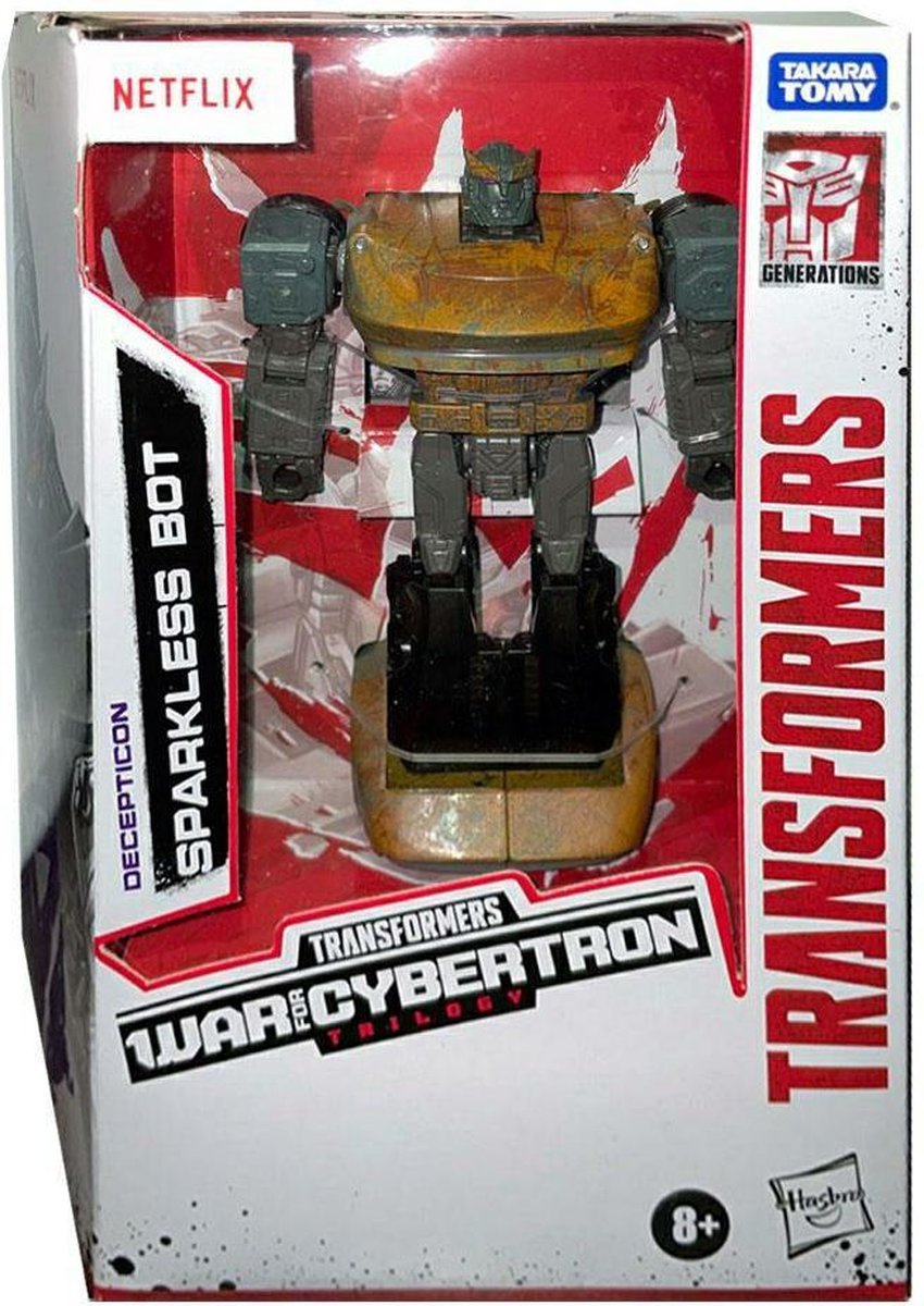 Transformers Generations War For Cybertron WFC: Kingdom Netflix Sparkless Bot (12 cm)