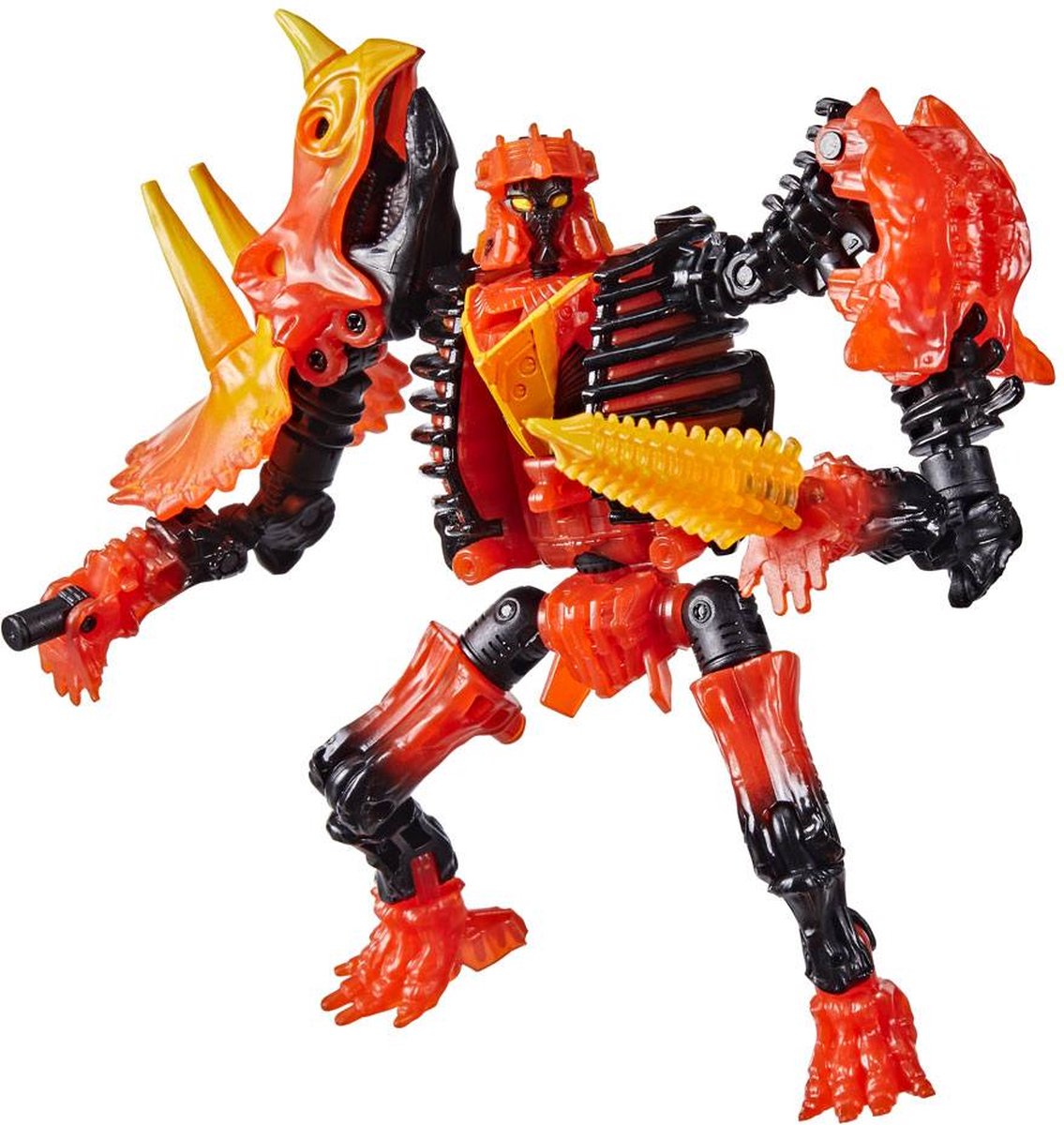 Transformers Generations War for Cybertron Deluxe Action Figure 2021 Tricranius Beast Power Excl.