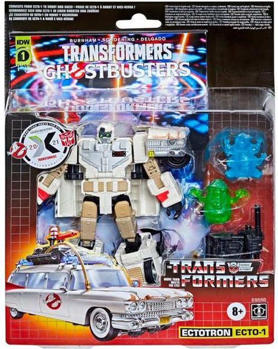 Transformers Ghostbusters Ectrotron Ecto1 Afterlife version (17 cm)