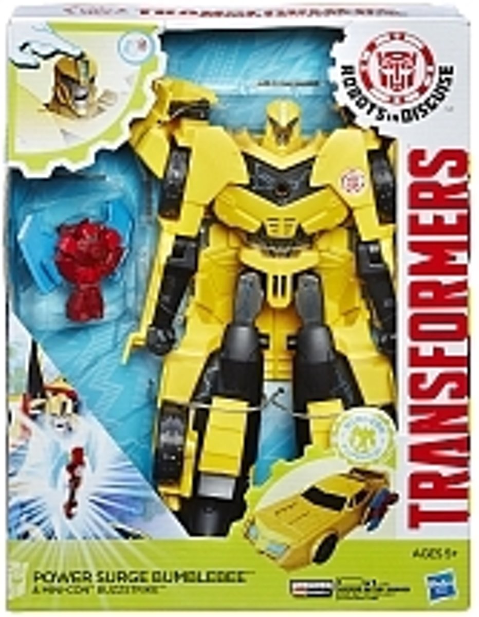 Transformers Robots in Disguise Power Surge Bumblebee en Buzz Strike Toy