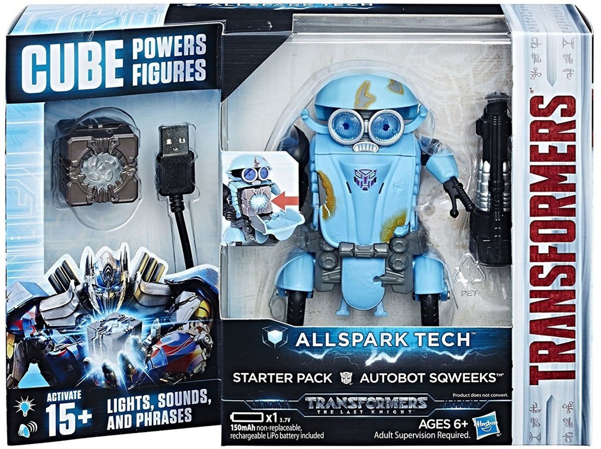 Transformers The Last Knight Sqweeks Power Cube Starter Pack