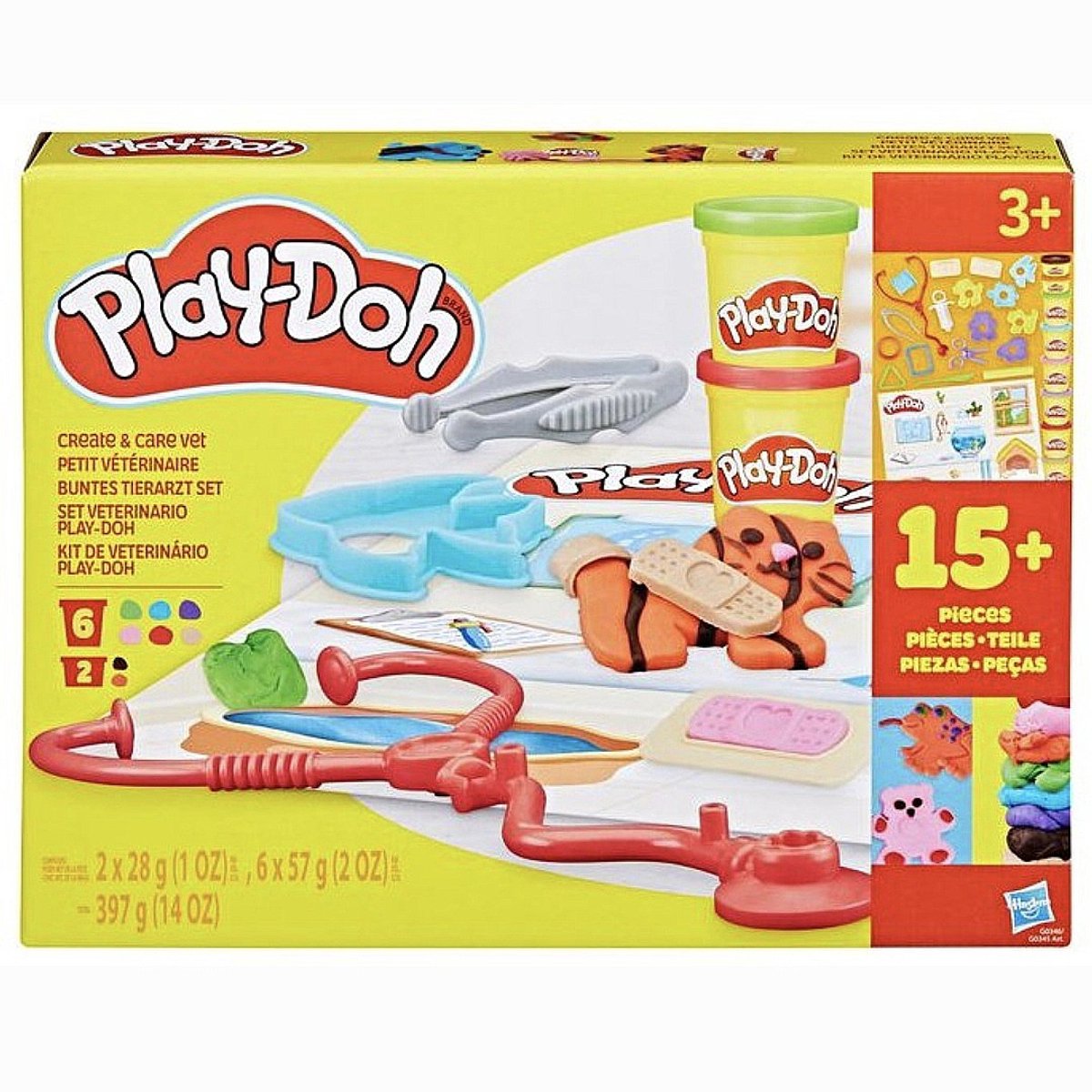 plah-doh dierenarts set