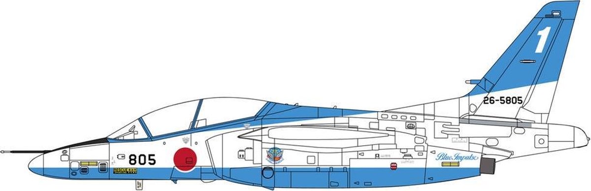 1/48 KAWASAKI T-4 BLUE IMPULSE 2019