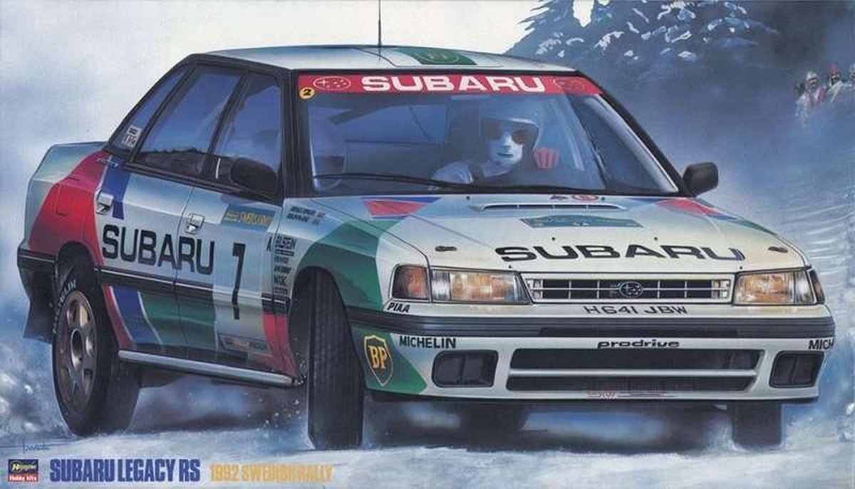 1:24 Hasegawa 20290 Subaru Legacy RS1992 - Swedish Rally Plastic kit