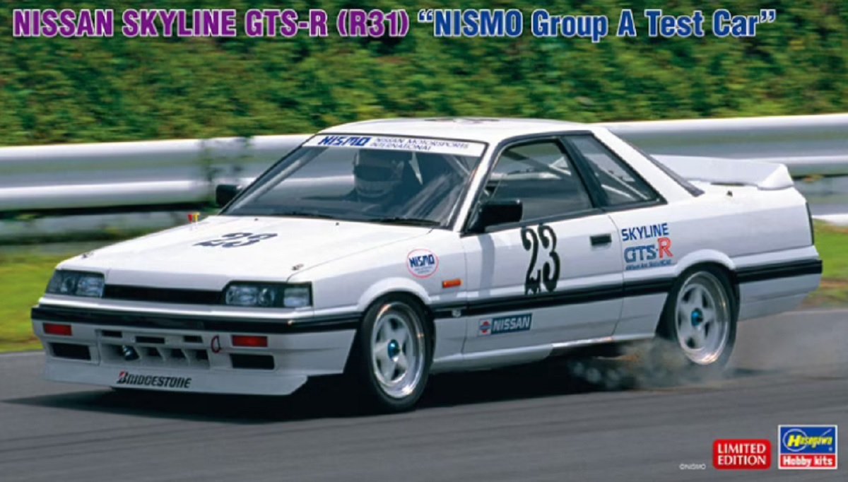 Hasegawa 1/24 NISSAN SKYLINE GTS-R R31 NISMO T