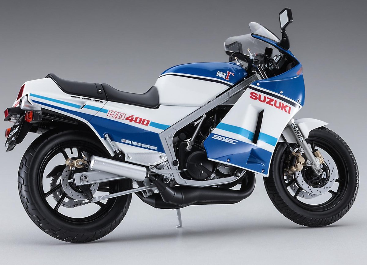 Suzuki RG400 Gamma - Hasegawa modelbouw pakket 1:12