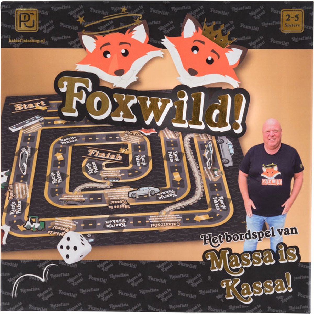 Hatseflatsshop - Foxwild! Het Bordspel van Massa is Kassa!