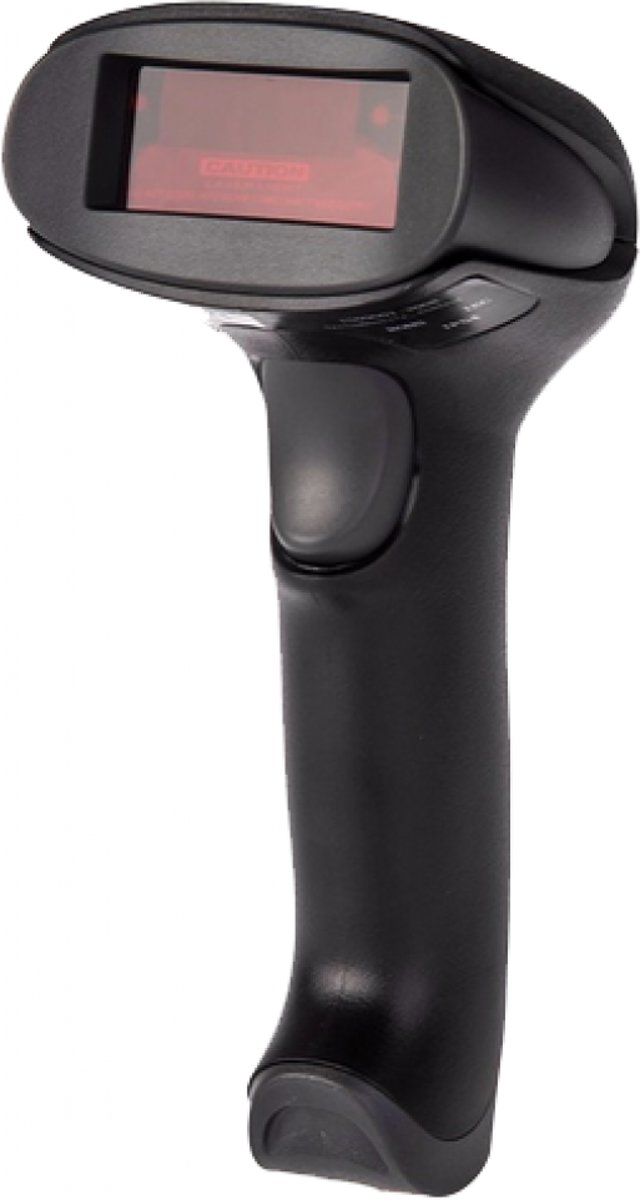 Draadloze HaverCo barcode scanner (met zender) / Zwart / USB laser scanner