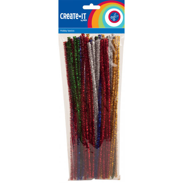   chenille draad Create It - Glitter 50 stuks