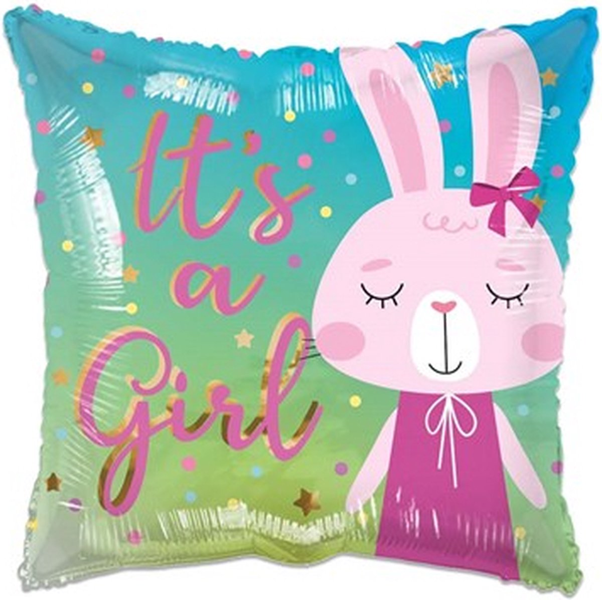 Folieballon ECO It´s a Girl Rabbit(46cm)