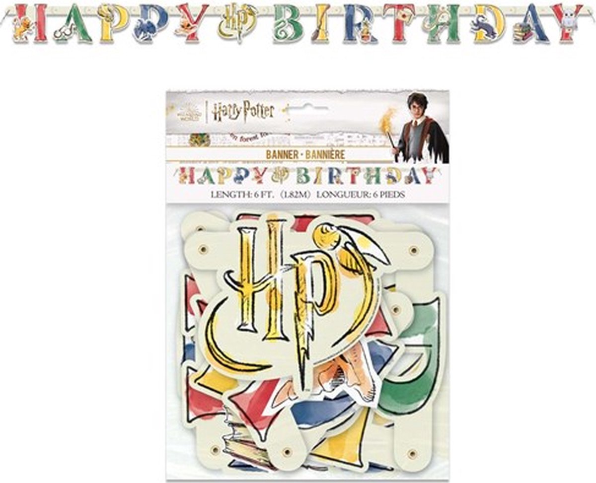 Harry Potter - Letterslinger Happy Birthday - 182 cm