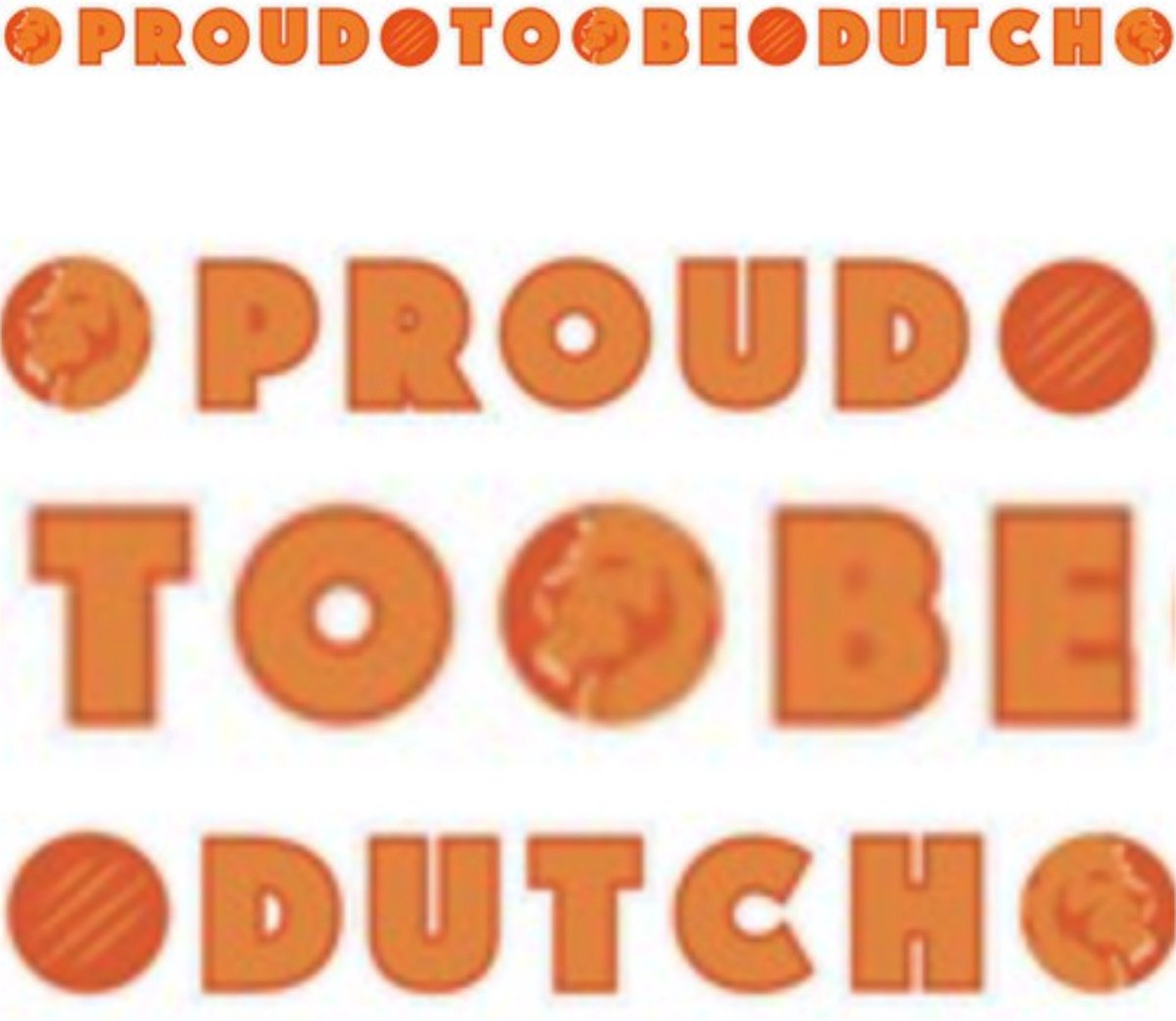 Letterslinger “Proud to be Dutch“ 3 m