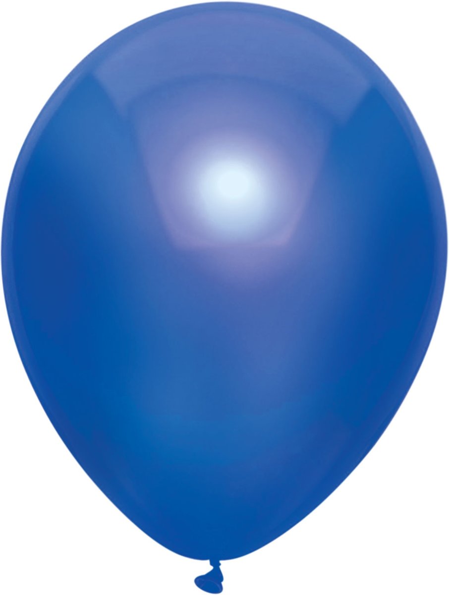 Haza Original Ballonnen Metallic Navy Blauw 10 Stuks