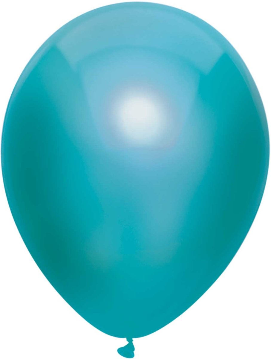 Haza Original Ballonnen Metallic Teal 10 St.  30 Cm