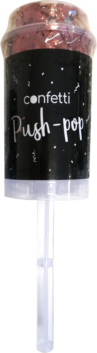 Haza Original Confetti Push-popper Rosé Goud 17 Cm