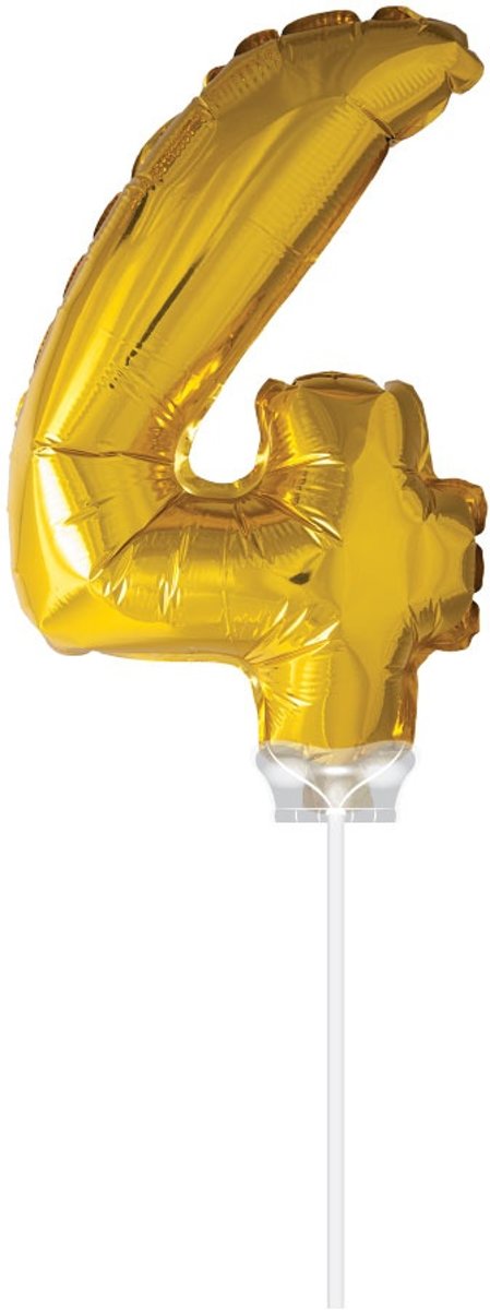 Haza Original Folie Ballon 4 Goud 40cm