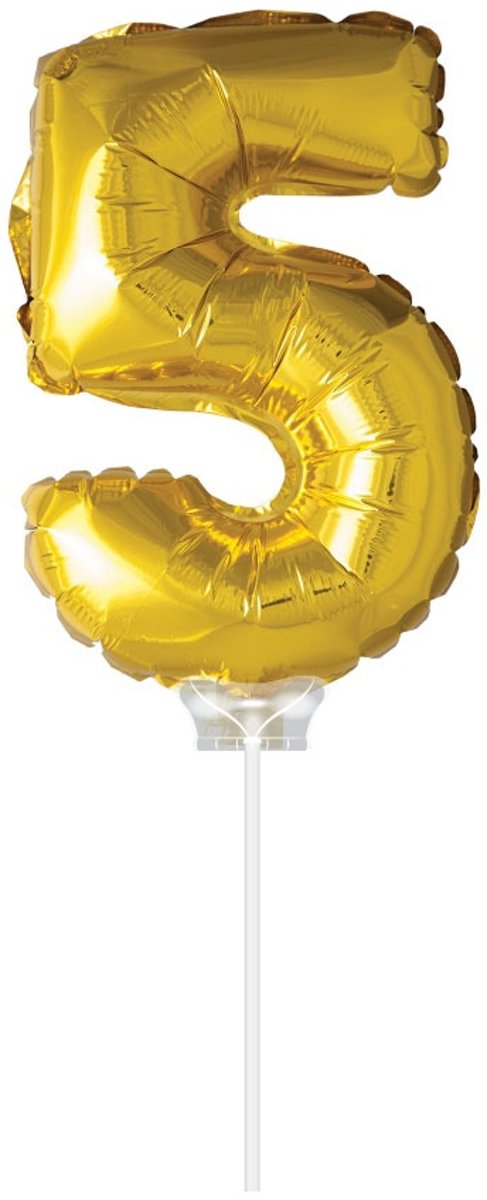 Haza Original Folie Ballon 5 Goud 40cm