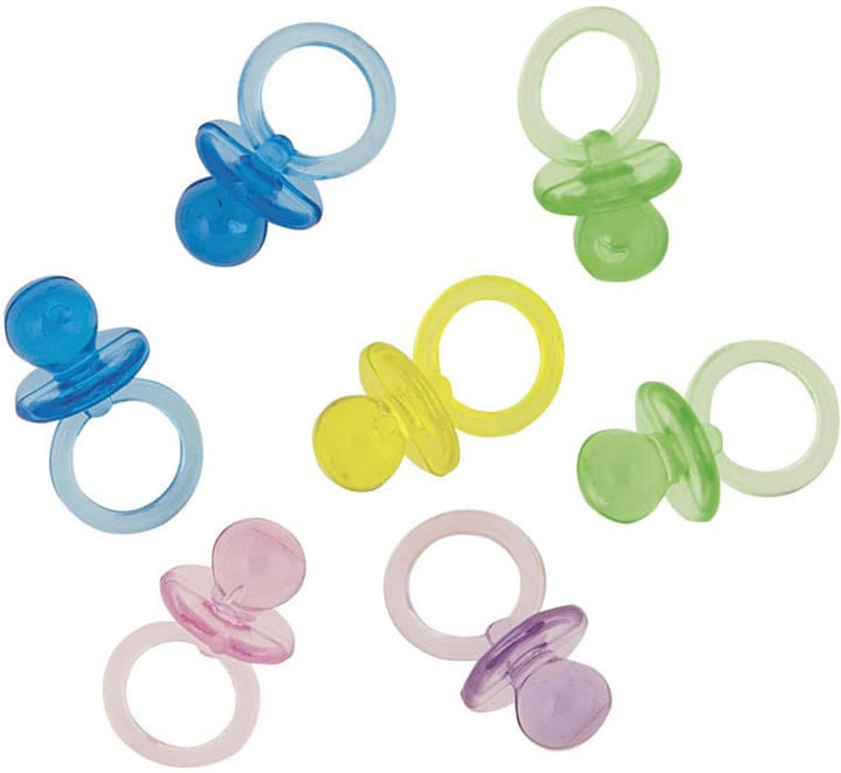 Haza Original Fopspenen Babyshower Multicolor 2,5 Cm 18 Stuks