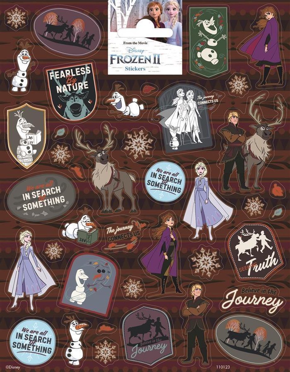 Haza Original Stickervel Frozen 2 Meisjes Papier 40-delig