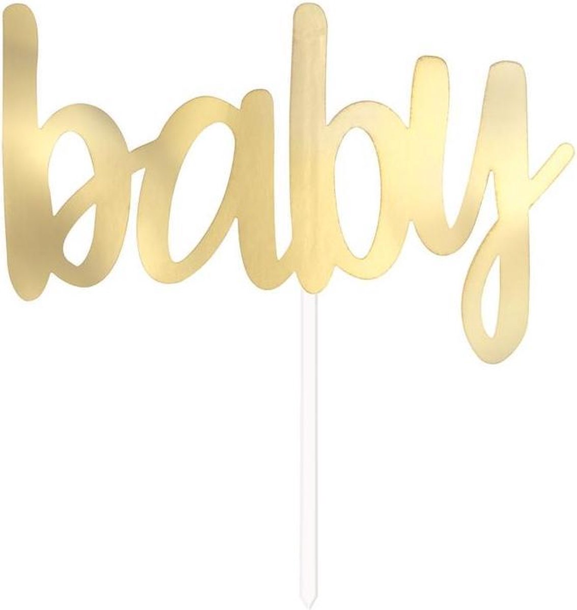 Haza Original Taarttopper Baby Goud 8 Cm