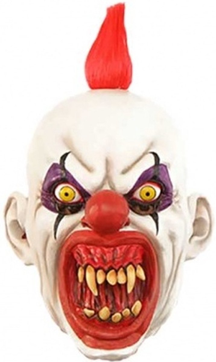 hoofdmasker Punk Horror Clown unisex one size