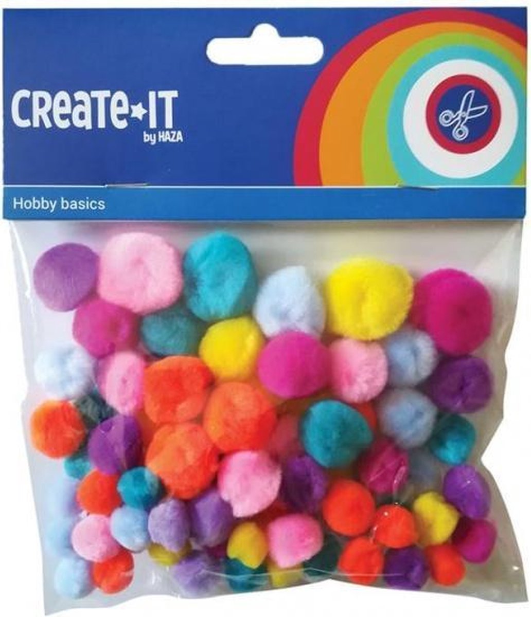 knutselset Create it - Bright mix 75 stuks