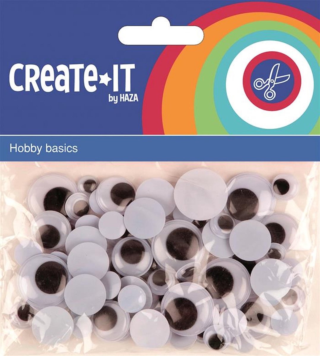 Bewegende ogen Create-it 75 stuks