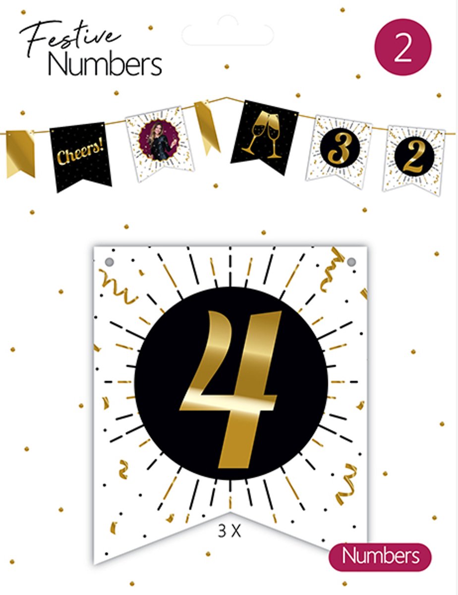 Festive Numbers (Getal 4) (NR2)