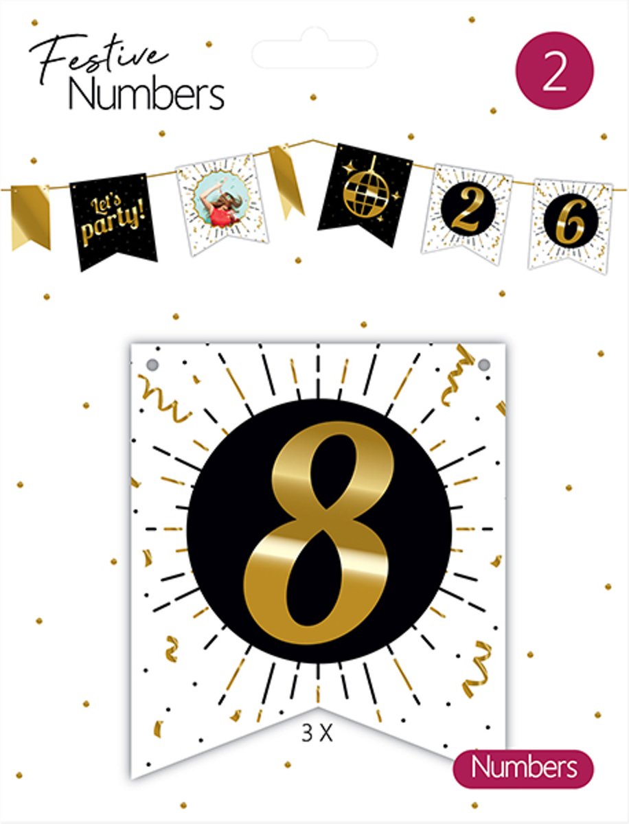 Festive Numbers (Getal 8) (NR2)