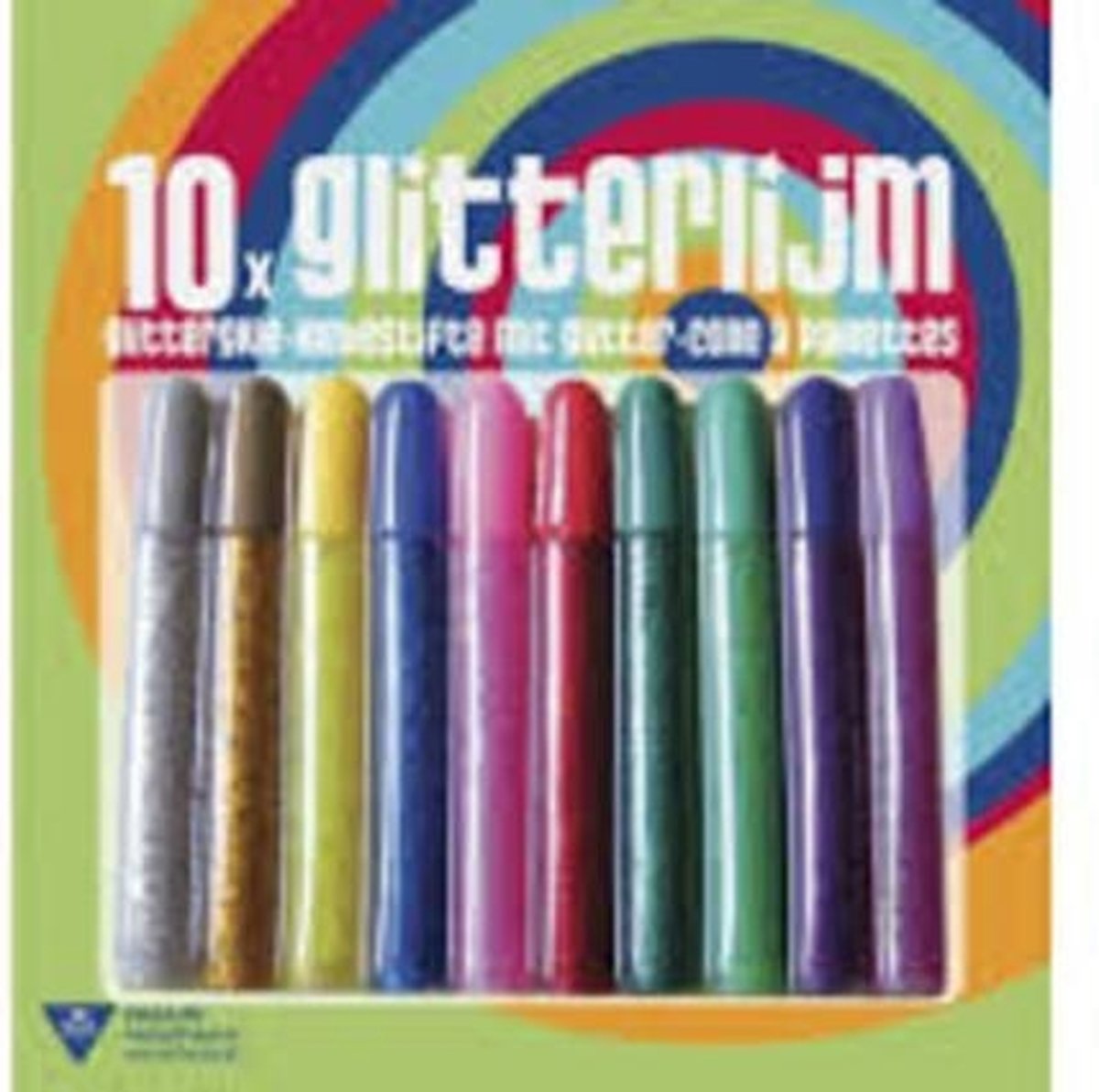 Glitterlijm 10 kleuren