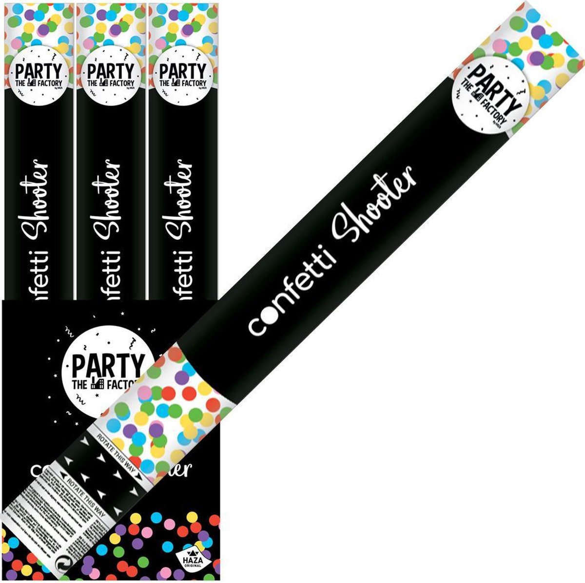 Goedkope Haza party shooters multicolor 40 cm