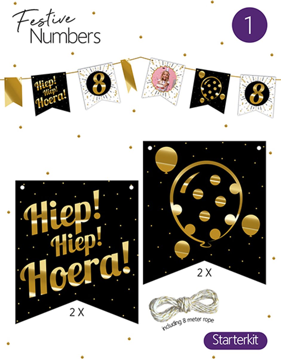 Starterkit Festive Numbers (HIEP HIEP) (NR1)