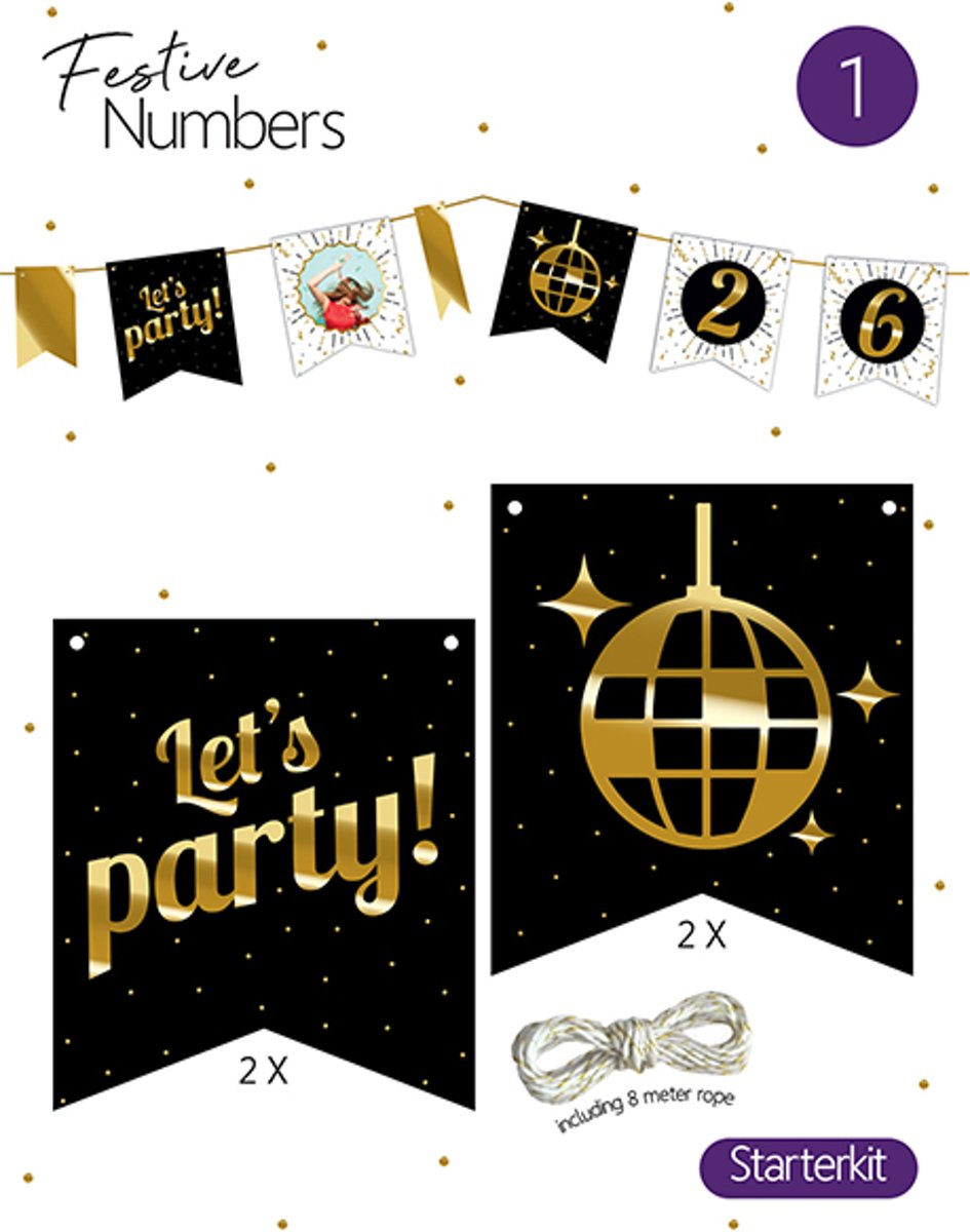 Starterkit Festive Numbers (Lets Party) (NR1)