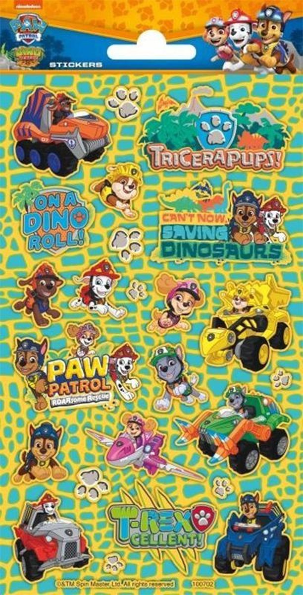 Stickers Dino Rescue Paw Patrol