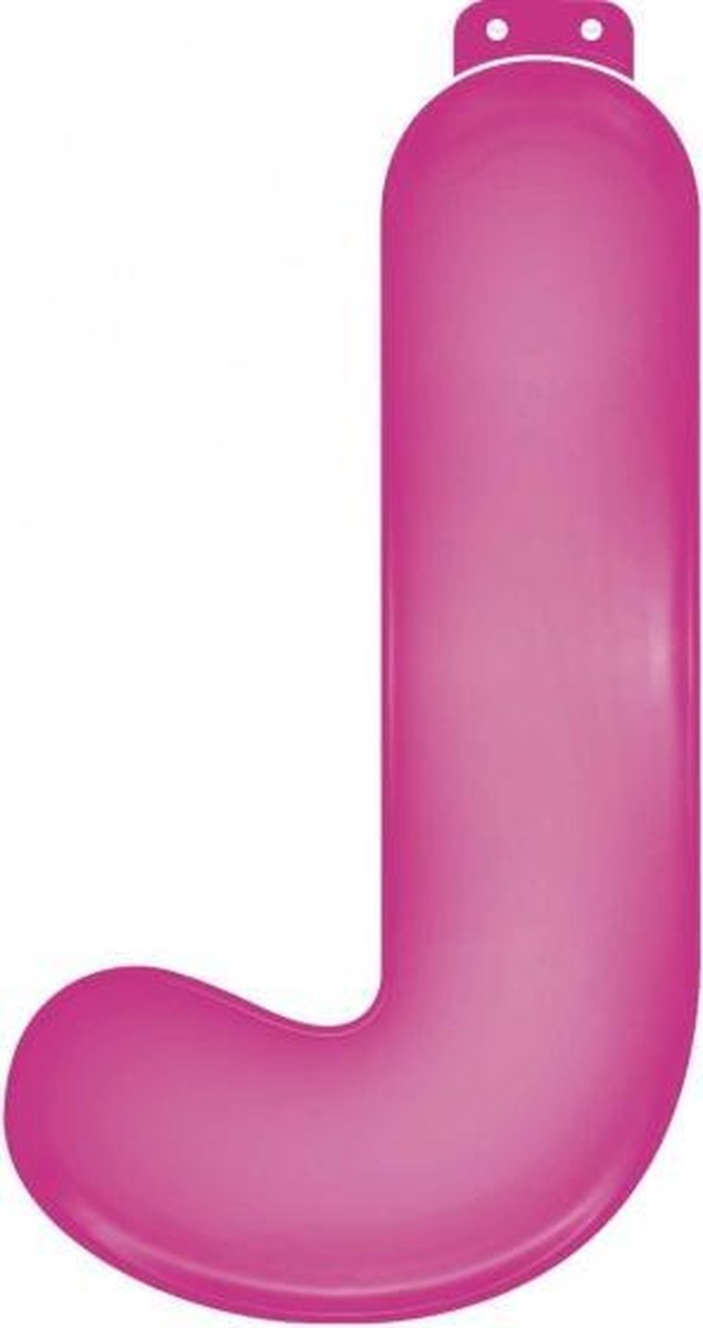 feestletter j roze 35 cm