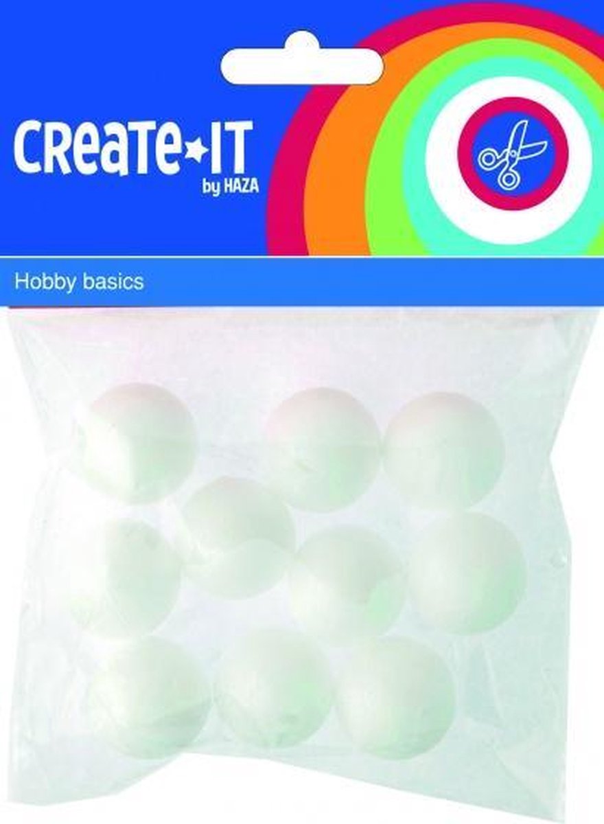 knutselset Create It - Bollen 20 mm 10 stuks